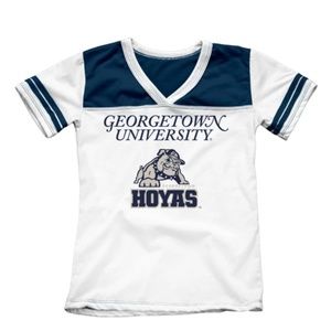 Georgetown University Youth Girls V Neck Tee
